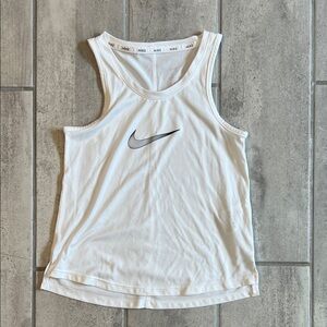 Nike DriFit Tank Top Girls XS - White